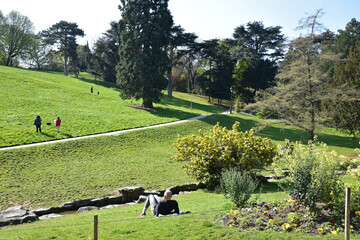 Parc des Buttes-Chaumont à Paris, France