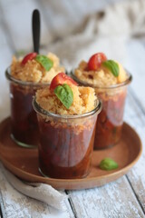 crumble de ratatouille