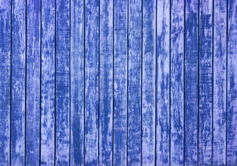Fototapeta na wymiar old wooden wall, blue background. Close up