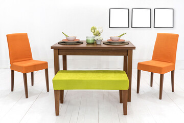 dining room and interior design designed for home office hotel