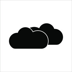 Cloud icon vector for web and mobile app. cloud sign and symbol