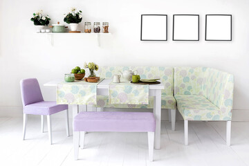 dining room and interior design designed for home office hotel