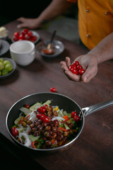 Ingredients of a delicious food!