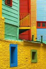 Keuken spatwand met foto El Caminito, La Boca district, Buenos Aires, Argentina © Gabrielle