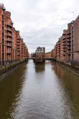 Fototapeta na wymiar Hamburg Speicherstadt, Hamburg, Deutschland