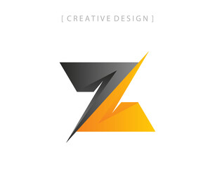  Modern Z logo. Creative Letter Z technology logo template vector logo design.