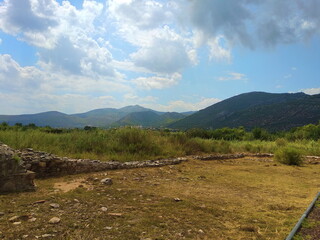 Obraz premium landscape with sky and clouds