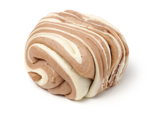 closeup of some mantou, a kind of chinese bread, on a white background