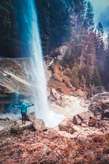 Waterfall pericnik in Slovenia