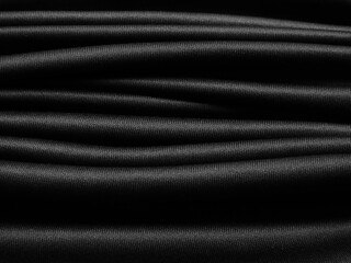 close up black fabric cloth texture