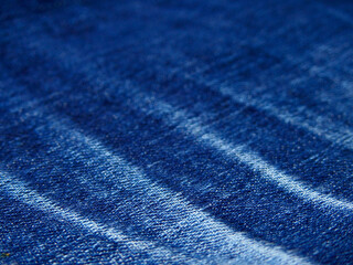 close up blue jean texture