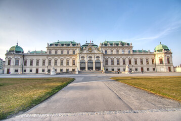 Fototapeta na wymiar Schloss Belvedere