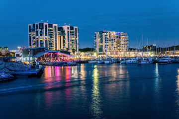 Marina is a harbor in Herzliya, Israel