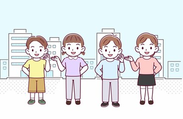 子どもたち4人