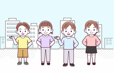 子どもたち4人