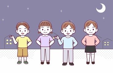 子どもたち4人