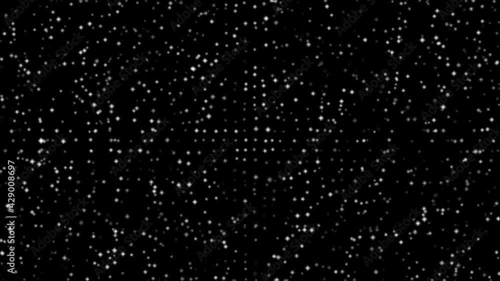Poster abstract fractal particles explosion shifting to dots grid background/ 4k animation of an abstract t