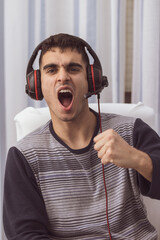 online player celebrating a victory