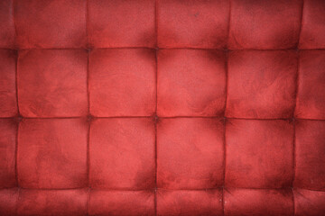 red leather upholstery