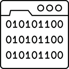 Web Assembly Concept, Browser Compiler Vector Color Icon Design, Software and web development symbol on white background, Computer Programming and Coding stock illustration, Binary Manager Sign