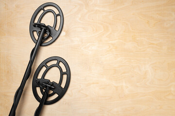 Search coil of the metal detector top view