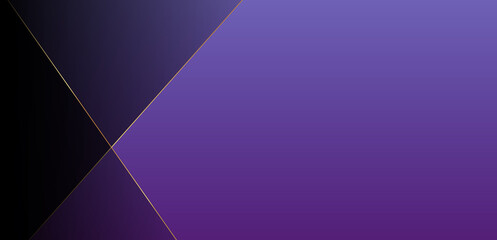 Abstract purple background with gold lines