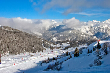 Courchevel 1850 Three Valleys Ski Resort French Alps France