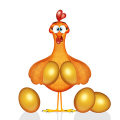 the hen with golden eggs © adrenalinapura