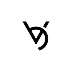 v b vb bv initial logo design vector symbol graphic idea creative © Stock