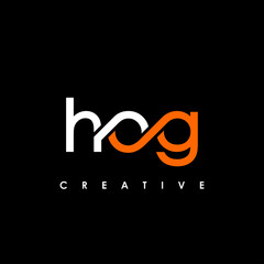 HOG Letter Initial Logo Design Template Vector Illustration