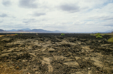 lave, volcan Shetani, Parc national du Tsavo, Kenya