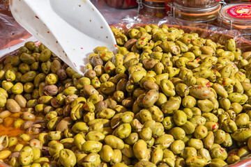 olives in market