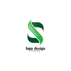 Organic S Letter Logo Design
