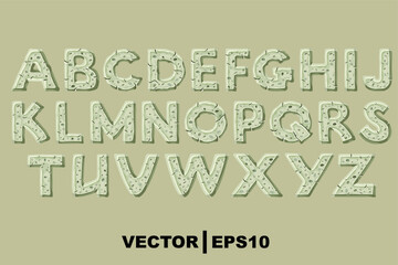 hand drawn alphabet