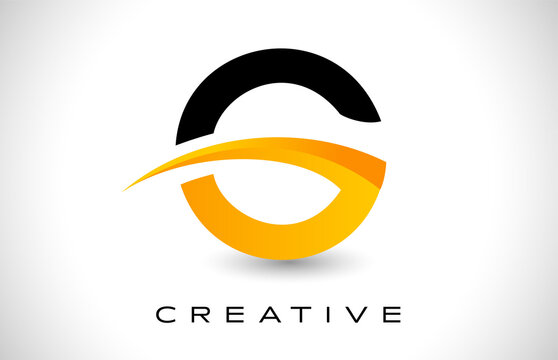 G Logo Design Vector with Creative Modern Design Shape and Yellow Black Colors. G Icon Vector.