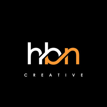 HBN Letter Initial Logo Design Template Vector Illustration