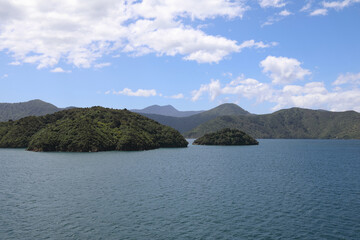 Cookstraße und Marlborough Sounds / Cook strait and Marlborough Sounds /