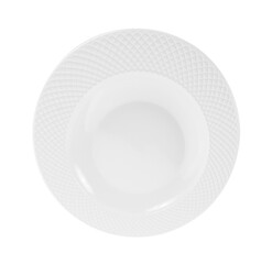 white plate isolated on white background.
