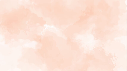 Fototapeta premium Orange watercolor background for textures backgrounds and web banners design