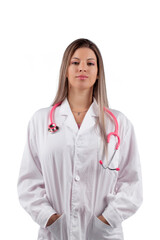 young beautiful doctor woman