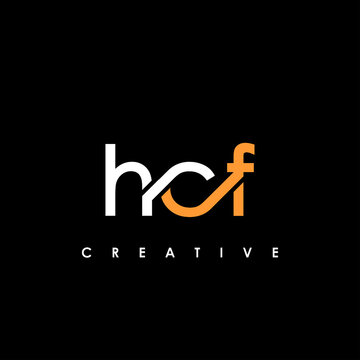 HCF Letter Initial Logo Design Template Vector Illustration