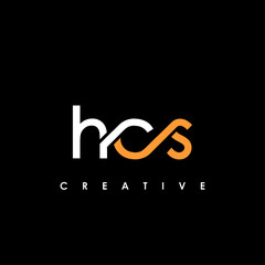 HCS Letter Initial Logo Design Template Vector Illustration