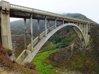 old bridge over the river