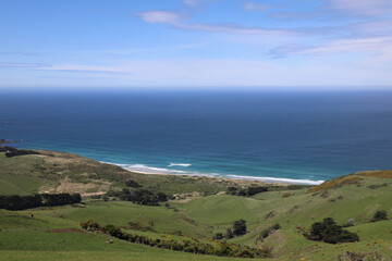 Fototapeta na wymiar Küste Otago Halbinsel / Otago Peninsula coast /