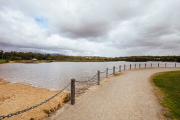 Lilydale Lake and Playground in Australia