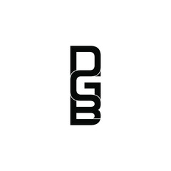 dgb letter original monogram logo design