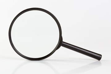 Magnifying Glass, Isolated On White Background with clipping path.