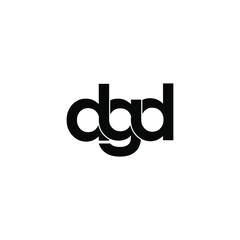 dgd letter original monogram logo design