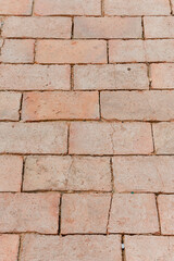 Obraz premium Orange brick wallpapers arranged in a row