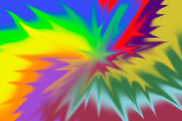 Fototapeta na wymiar Tie Dye.Spiral Pattern.Bohemian Spiral.Tie Dye Striped Pattern. Fun Abstract Pattern Rainbow Artistic Circle. Magic Fantasy. Artistic Fabric. 